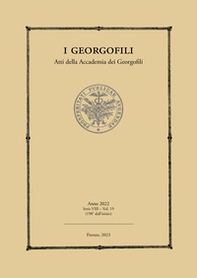 I Georgofili. Atti della Accademia dei Georgofili - Vol. 19 - Librerie.coop
