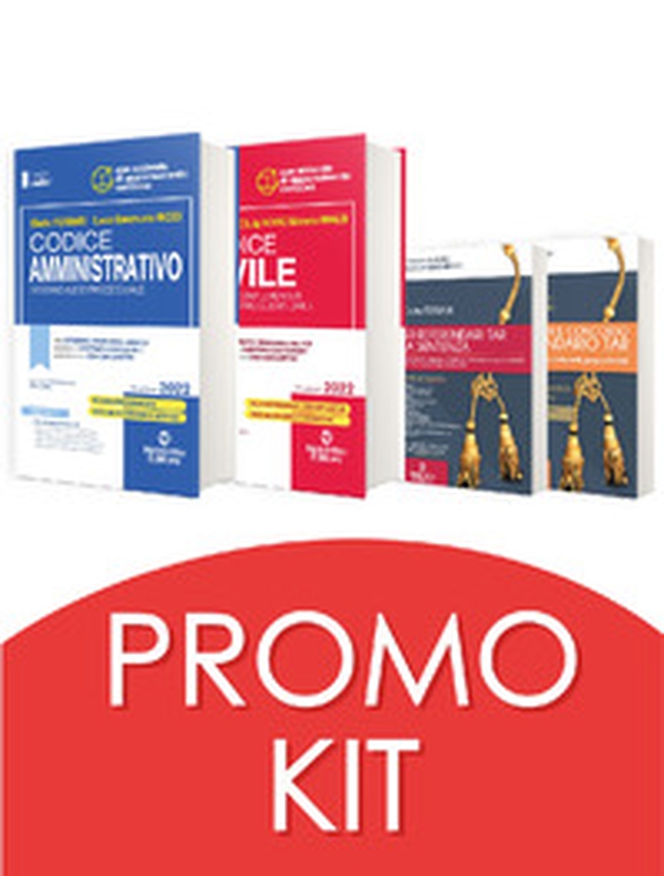 Codice amministrativo sostanziale e processuale-Codice civile con leggi complementari e codice di procedura civile-60 referendari TAR. La sentenza-Tracce per il concorso referendario TAR. Speciale kit TAR 2022 - Librerie.coop Codice amministrativo sostanziale e processuale-Codice civile con leggi complementari e codice di procedura civile-60 referendari TAR. La sentenza-Tracce per il concorso referendario TAR. Speciale kit TAR 2022 - Librerie.coop
