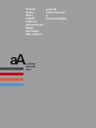 Si scrive acqua… - Librerie.coop Si scrive acqua… - Librerie.coop