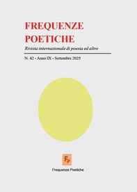 Frequenze poetiche. Rivista internazionale di poesia ed altro - Vol. 42 - Librerie.coop