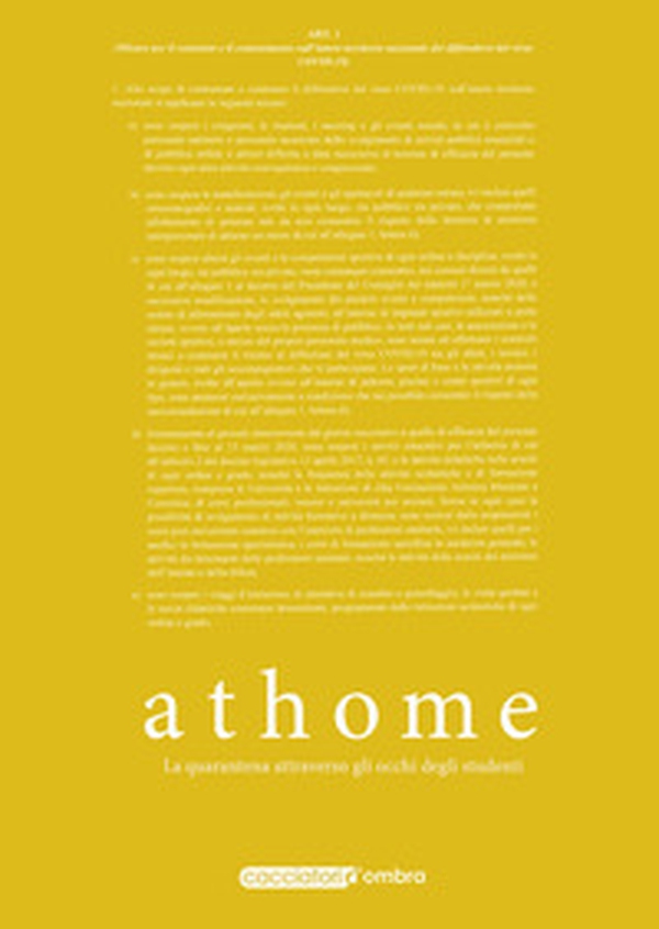 At home. la quarantena attraverso gli occhi degli studenti - Librerie.coop At home. la quarantena attraverso gli occhi degli studenti - Librerie.coop