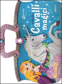 Disegna i cavalli magici. Con adesivi - Librerie.coop