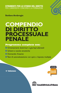 Compendio di diritto processuale penale - Librerie.coop