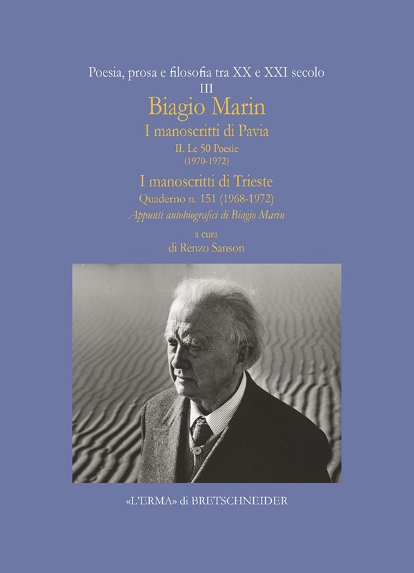 Biagio Marin. I manoscritti di Pavia. II. - Librerie.coop