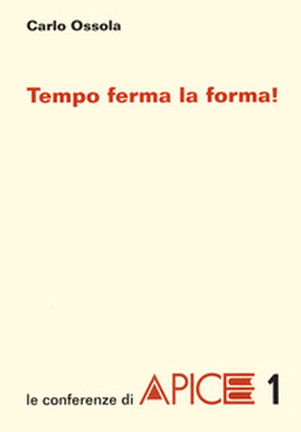 Tempo ferma la forma! - Librerie.coop