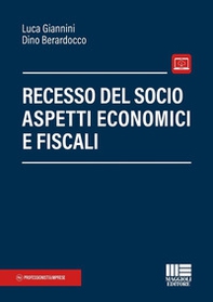 Recesso del socio. Aspetti economici e fiscali - Librerie.coop