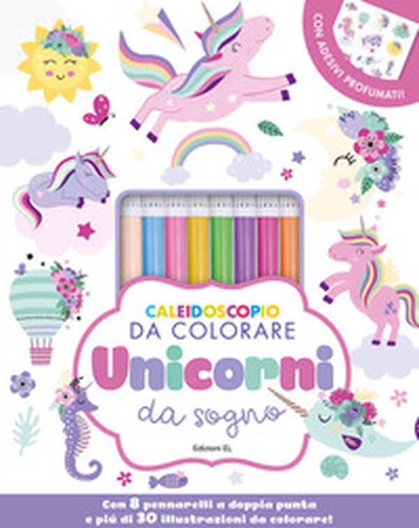 Caleidoscopio da colorare. Unicorni da sogno - Librerie.coop Caleidoscopio da colorare. Unicorni da sogno - Librerie.coop