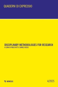 Disciplinary methodologies for research. Ediz. italiana e inglese - Librerie.coop Disciplinary methodologies for research. Ediz. italiana e inglese - Librerie.coop