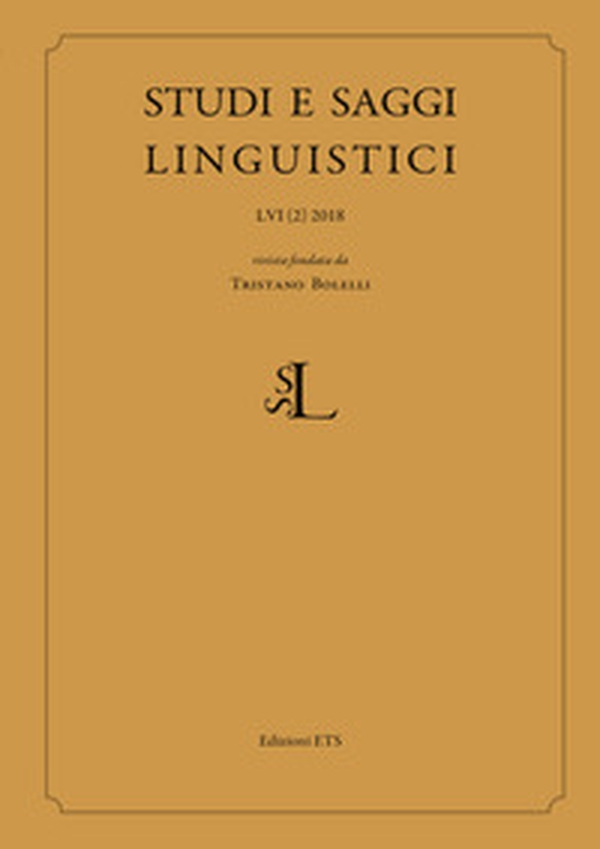 Studi e saggi linguistici - Vol. 2 - Librerie.coop Studi e saggi linguistici - Vol. 2 - Librerie.coop