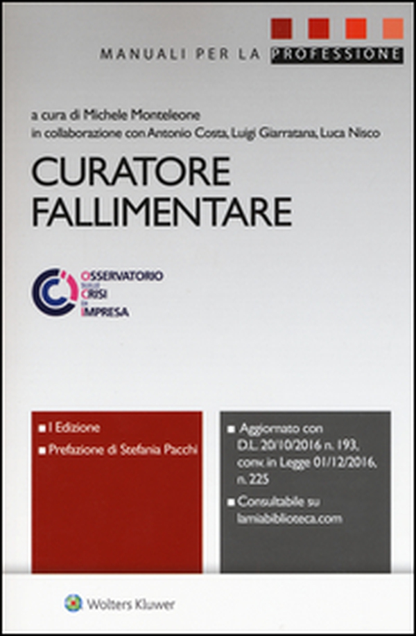 Curatore fallimentare - Librerie.coop Curatore fallimentare - Librerie.coop