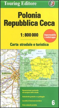 Polonia, Repubblica Ceca 1:800.000. Carta stradale e turistica - Librerie.coop