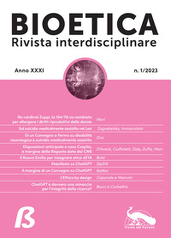 Bioetica. Rivista interdisciplinare - Vol. 1 - Librerie.coop Bioetica. Rivista interdisciplinare - Vol. 1 - Librerie.coop