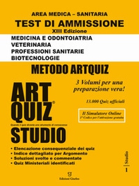 Artquiz studio. Test di ammissione a: medicina, odontoiatria, veterinaria, professioni sanitarie, biotecnoloolge. Area medica-sanitaria - Librerie.coop