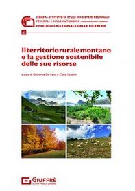 Il territorio rurale montano e la gestione sostenibile delle sue risorse - Librerie.coop