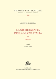La storiografia della nuova Italia. III - Librerie.coop