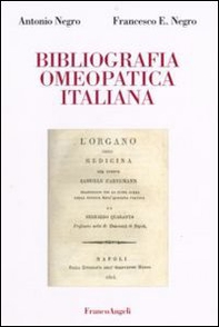 Bibliografia omeopatica italiana - Librerie.coop