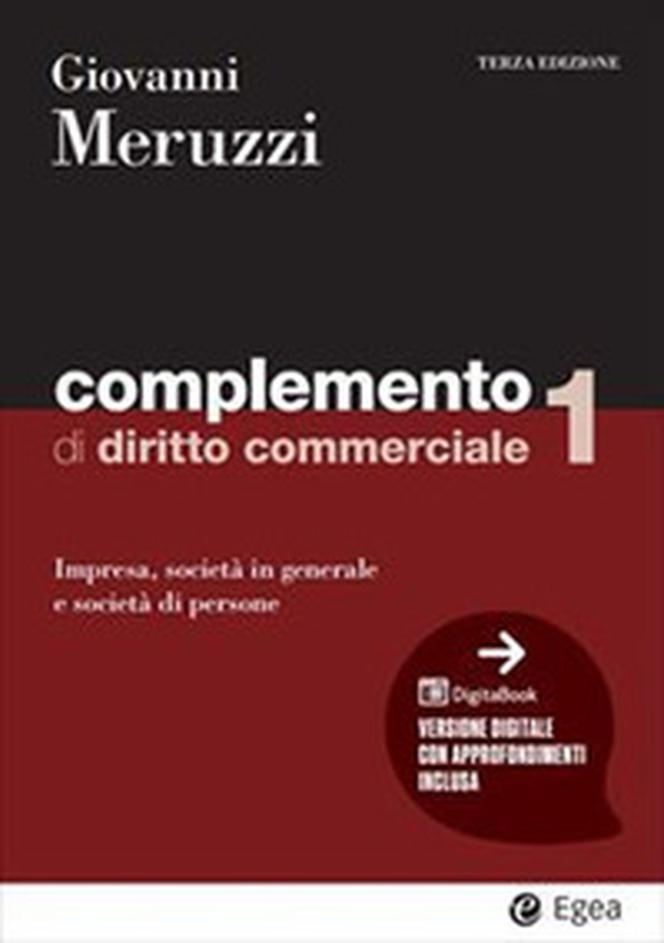 Complemento di diritto commerciale - Vol. 1 - Librerie.coop Complemento di diritto commerciale - Vol. 1 - Librerie.coop