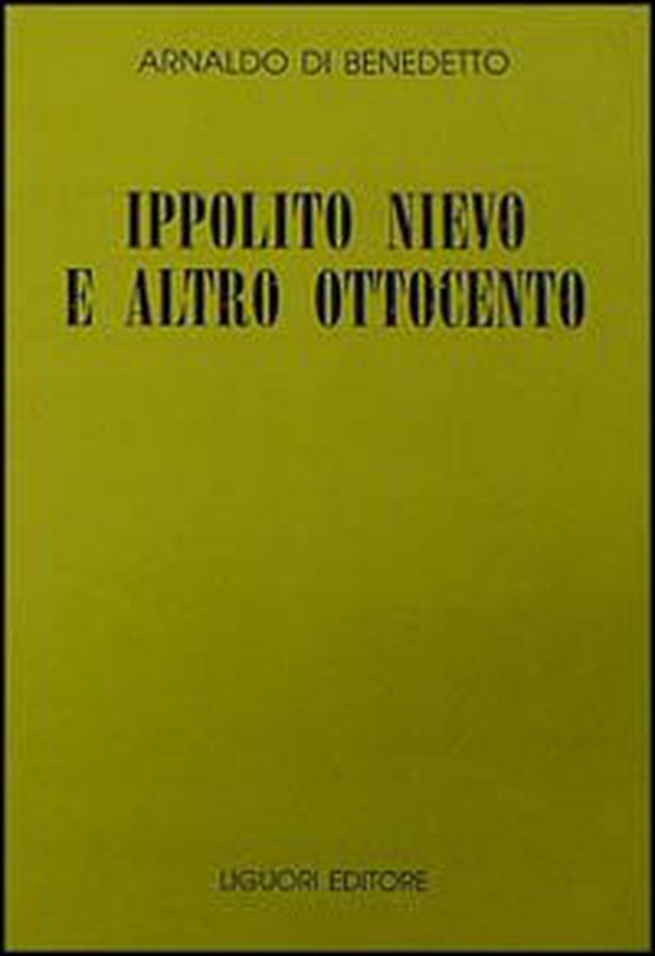Ippolito Nievo e altro Ottocento - Librerie.coop Ippolito Nievo e altro Ottocento - Librerie.coop