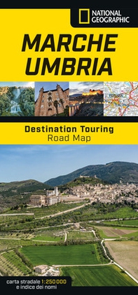 Marche e Umbria. Road Map. Destination Touring 1:250.000 - Librerie.coop