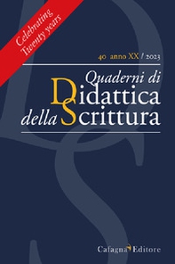 QdS. Quaderni di didattica della scrittura - Vol. 40 - Librerie.coop