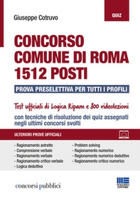 Concorso Comune di Roma. 1512 posti. Prova preselettiva per tutti i profili - Librerie.coop