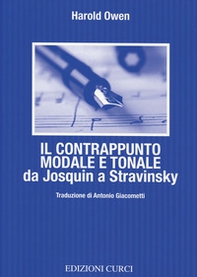 Il contrappunto modale e tonale da Josquin a Stravinsky - Librerie.coop Il contrappunto modale e tonale da Josquin a Stravinsky - Librerie.coop