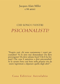 Chi sono i vostri psicoanalisti? - Librerie.coop Chi sono i vostri psicoanalisti? - Librerie.coop