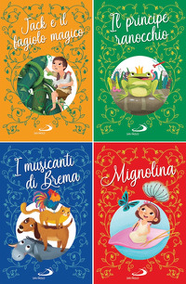 Jack e il fagiolo magico-Il principe ranocchio-I musicanti di Brema-Mignolina - Librerie.coop Jack e il fagiolo magico-Il principe ranocchio-I musicanti di Brema-Mignolina - Librerie.coop