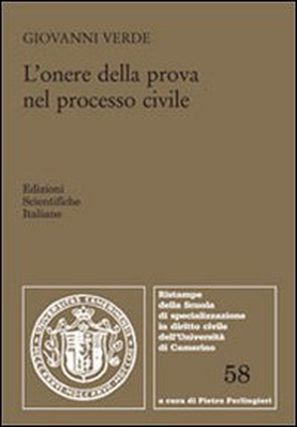 L'onere della prova nel processo civile - Librerie.coop L'onere della prova nel processo civile - Librerie.coop