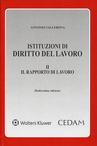 Istituzioni di diritto del lavoro - Vol. 2 - Librerie.coop Istituzioni di diritto del lavoro - Vol. 2 - Librerie.coop