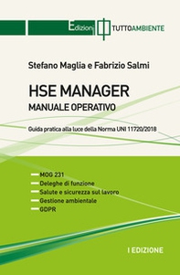 HSE manager. Manuale operativo - Librerie.coop HSE manager. Manuale operativo - Librerie.coop