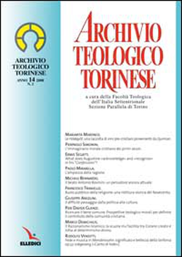 Archivio teologico torinese (2008) - Vol. 2 - Librerie.coop Archivio teologico torinese (2008) - Vol. 2 - Librerie.coop