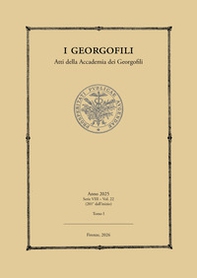 I Georgofili. Atti dell'Accademia dei Georgofili - Librerie.coop