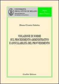 Violazione di norme sul procedimento amministrativo e annullabilità del provvedimento - Librerie.coop