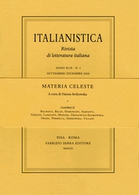 Italianistica. Rivista di letteratura italiana - Librerie.coop