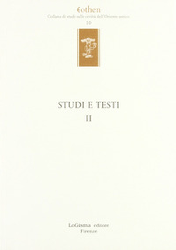 Studi e testi - Vol. 2 - Librerie.coop Studi e testi - Vol. 2 - Librerie.coop