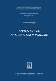 Civiliter vel naturaliter possidere - e-Book - Librerie.coop