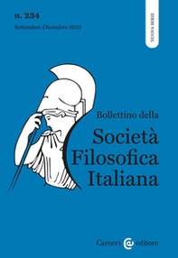 Bollettino della società filosofica italiana. Nuova serie - Librerie.coop