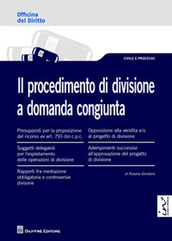 Il procedimento di divisione a domanda congiunta - Librerie.coop