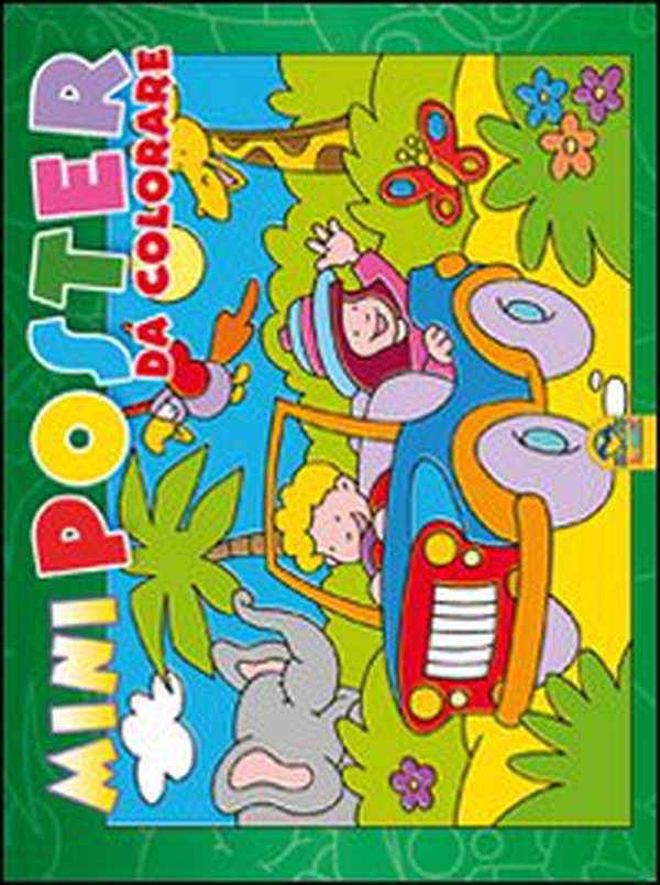 Mini poster da colorare. Verde - Librerie.coop Mini poster da colorare. Verde - Librerie.coop