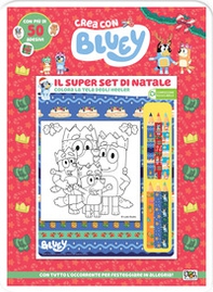 Il super set di Natale. Crea con Bluey. Con adesivi - Librerie.coop