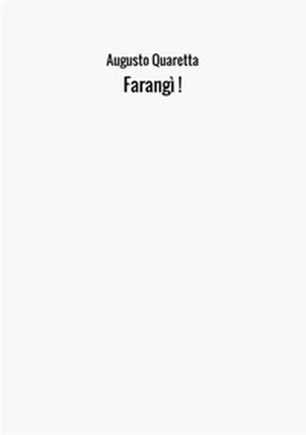 Farangì! - Librerie.coop Farangì! - Librerie.coop