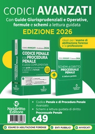 Codice penale e di procedura penale avanzato 2026 con guide applicative, formule e schemi a lettura guidata - Librerie.coop