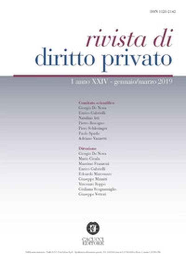 Rivista di diritto privato - Librerie.coop Rivista di diritto privato - Librerie.coop