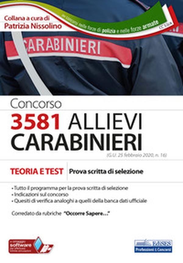 Concorso 3581 allievi carabinieri. Teoria e test. Prova scritta di selezione - Librerie.coop Concorso 3581 allievi carabinieri. Teoria e test. Prova scritta di selezione - Librerie.coop