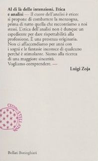 Al di là delle intenzioni. Etica e analisi - Librerie.coop Al di là delle intenzioni. Etica e analisi - Librerie.coop
