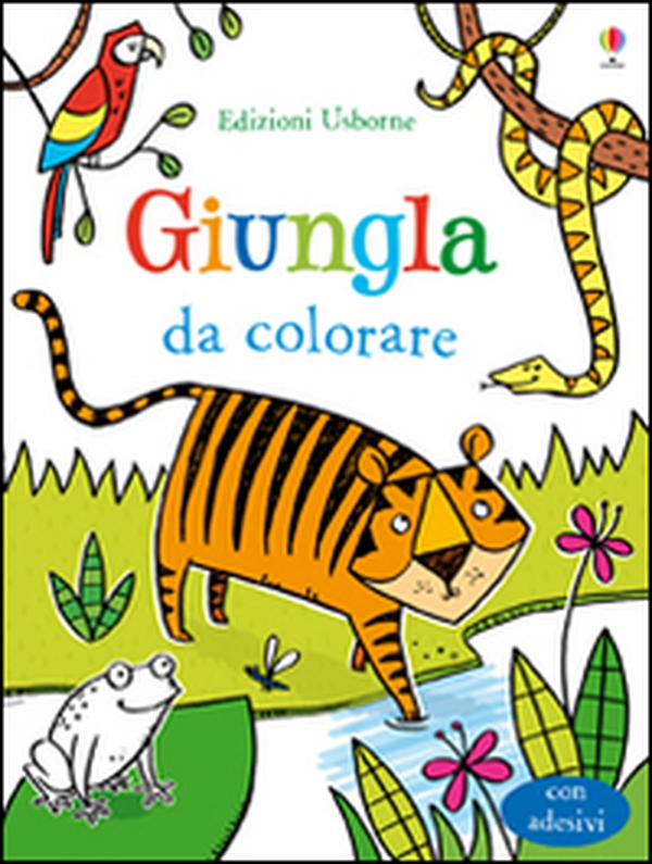 Giungla da colorare. Con adesivi - Librerie.coop Giungla da colorare. Con adesivi - Librerie.coop