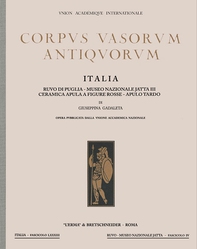 Corpus Vasorum Antiquorum. Italia, 83. Fasc. IV. Ruvo di Puglia - Librerie.coop