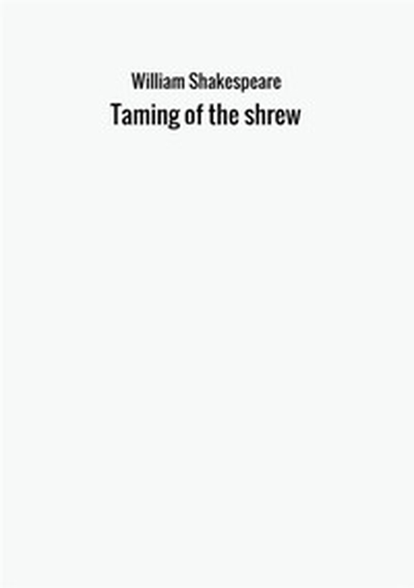 The taming of the shrew - Librerie.coop The taming of the shrew - Librerie.coop