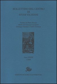 Bollettino del Centro di studi vichiani - Vol. 39 - Librerie.coop